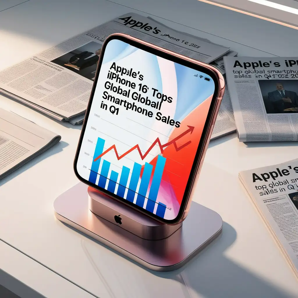 Gadgets: Apple's iPhone 16 Tops Global Smartphone Sales in Q1 2025